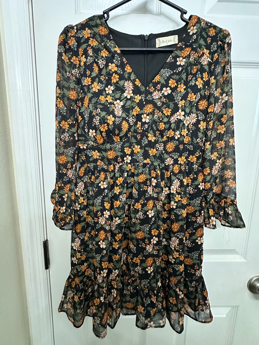 Altar'd State Women's Floral Babydoll Minidress Size Small boho cottagecore